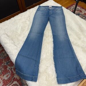 Women's Blue Flared Jeans